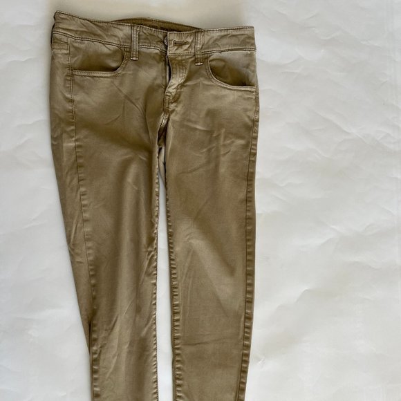 Stylish Khaki Skinny Pant - Picture 2 of 5